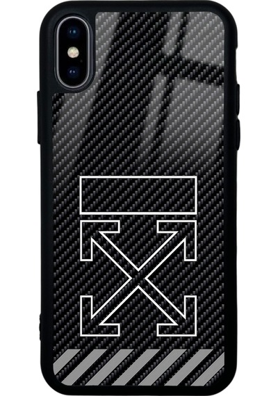 Apple Uyumlu iPhone X - Xs White Tasarımlı Glossy Telefon Kılıfı Çok Renkli