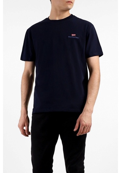 Bearraybon Erkek Sıfır Yaka T-Shirt-Lacivert