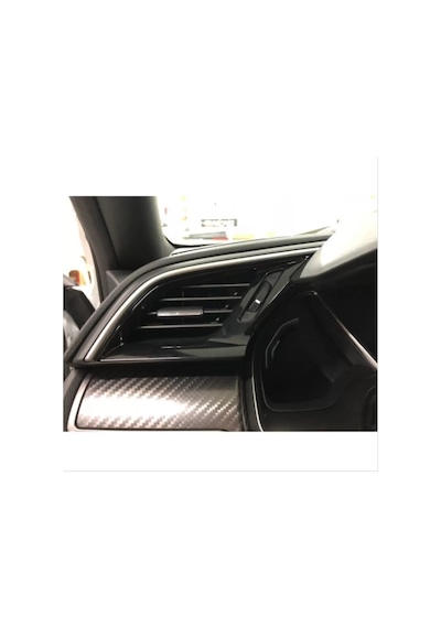 Cıvıc Fc5 2016-2020 Içın Uyumlu Havalandırma Menfez Kaplama 3 Parça Pıano Black