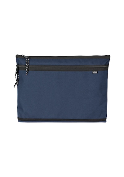 Jacbag Dual Zip Folder -iki Bölmeli Dosya Çanta A4 Dual Zip Folder-lacivert Tek Renk