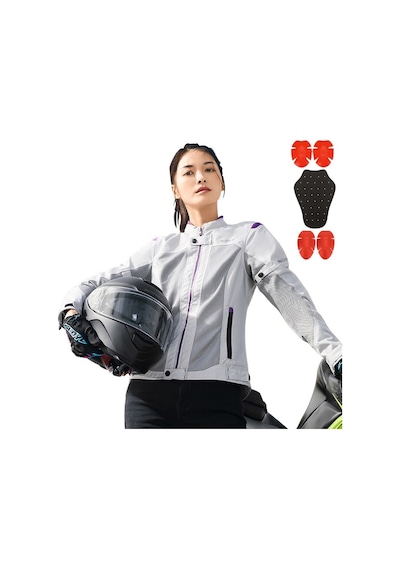 Scoyco Jk158w Motosiklet Montu Kadın Yazlık Fileli Dayanıklı Kanvas Kumaş Women Motorcu Mont