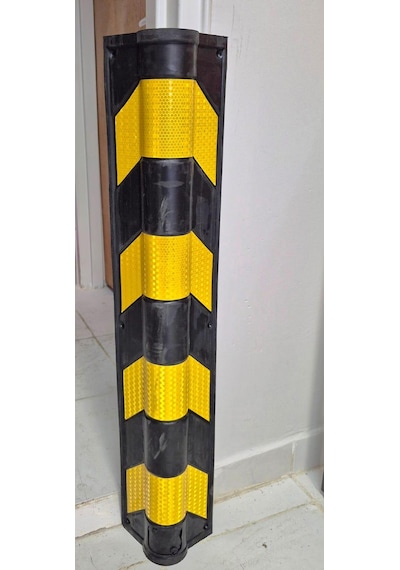 Kauçuk Otopark Köşe Kolon Koruyucu, Koruma Eko-oval 10'lu Set