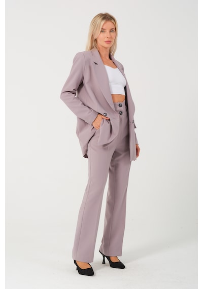 Gri Oversize Blazer Ceket Gri