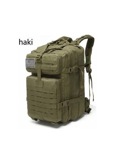 Single Sword 50l Taktik Sırt Çantası Su Geçirmez Askeri Outdoor Kamp Dağcı Çanta Haki