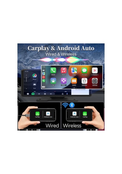 Car Smart Screen 10.2 İnç Carplay Ios Android 4k Ultra Hd Ön Arka Kamera Bluetooth Türkçe