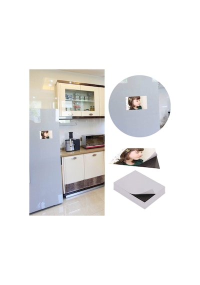 Yapışkanlı Fotoğraf Magneti 20x25 Cm Tabaka Mıknatıs Kesilebilir Magnet