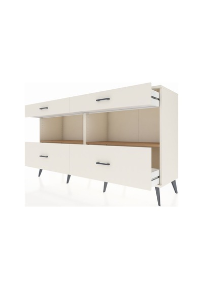Hyperion Konsol 2 Raflı 4 Çekmeceli 176x44x99 Aytaşı-çam/aytaşı Aytaşı-çam/aytaşı
