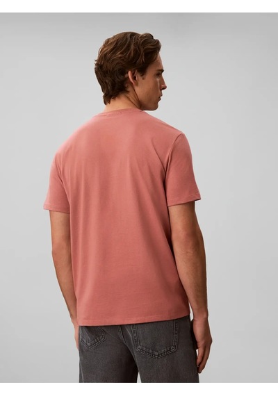 Calvin Klein Ss Classıc Monogram, Gda Pembe Erkek T-shirt