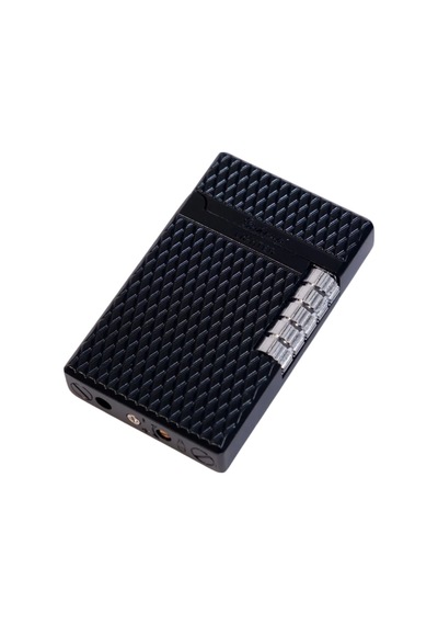 Black Martin Soft Flame Desenli Siyah Metal Çakmak - Tr9279