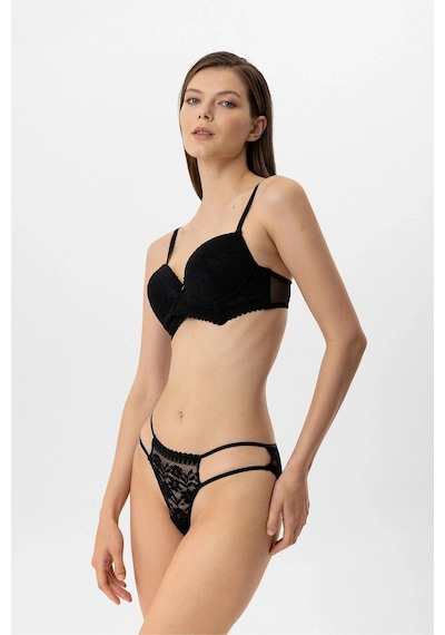 Pierre Cardin 4880 Madrid Boş Kap Dantelli Sütyen Takımı Ten