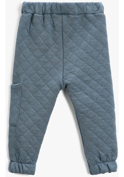 Koton Basic Kapitone Jogger Eşofman Altı Lacivert 3wmb40087tk 3WMB40087TK616 Lacivert - Mavi