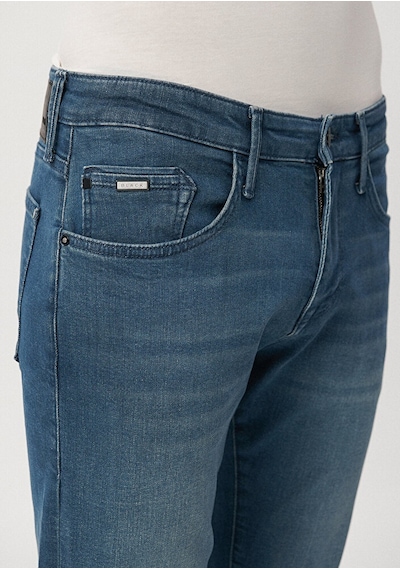 Mavi Marcus Otantik Puslu Lux Black Jean Pantolon 0035182405 Mavi