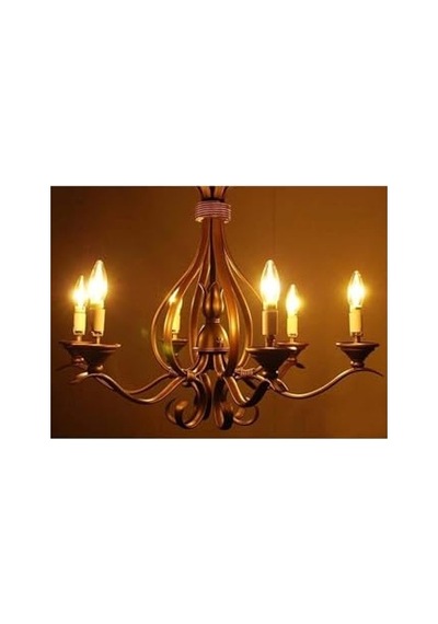 Ayrex Rustik Led Ampul 4w E14 Ince Duy Gün Işığı 3000k 10 Adet Cata Erd25 Düz Mum Ampul Diğer