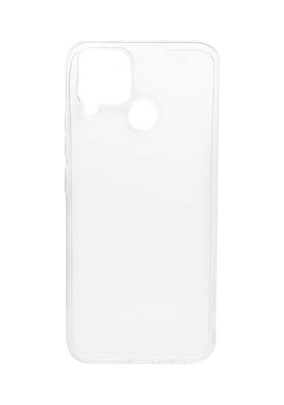 Rba Aksesuar Realme C15 Kılıf Rba Süper Silikon Kapak - Renksiz Çok Renkli