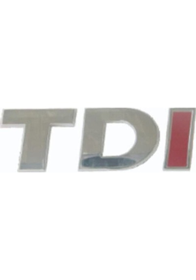 Volkswagen Tdi Yazı 2010büyük Tek Kırmızı Golf 6 Golf 7/i