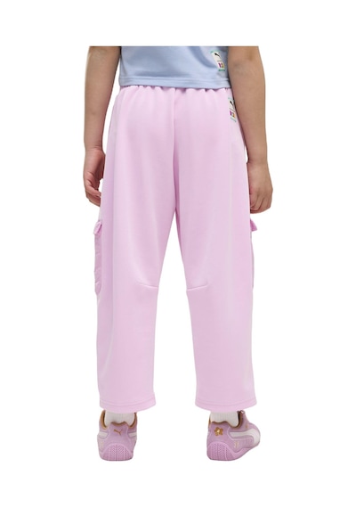 637636-47 Puma X Dora T7 Barrel Pants Çocuk Eşofman Altı Pembe 637636-47