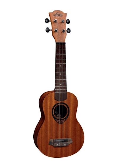 Lag Glu Tku8S Tiki Soprano  Natural Ukulele