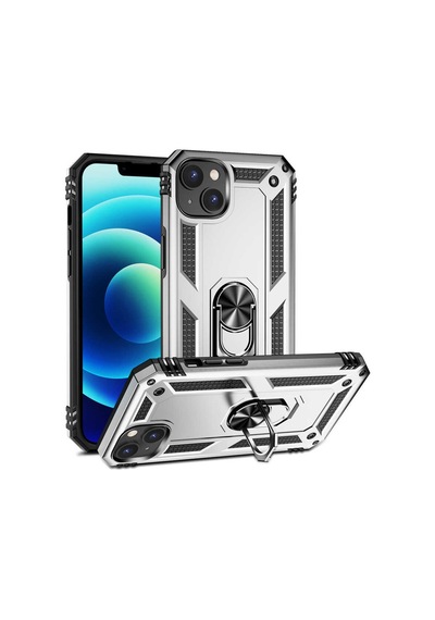 Apple Uyumlu iPhone 14 Plus Kilif Zirhli Standli Miknatisli Tank Kapak 419106723