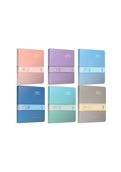 Gıpta The Book Pastels Sert Kapak Defter 20x28 Çizgili 296 Yaprak 3483 Çok Renkli