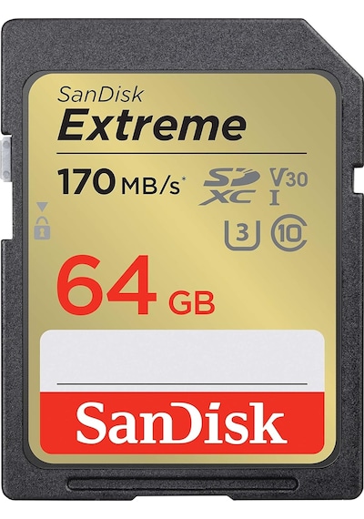 Sandisk Extreme Sdxc Uhs-ı Hafıza Kartı 64 Gb V30, 170 Mb/s Akta