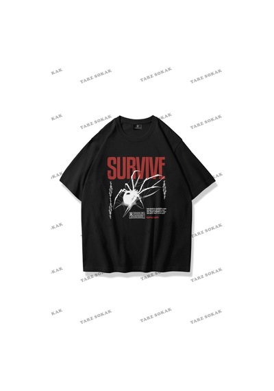 Startmore Unisex Destiny Tshirt Siyah