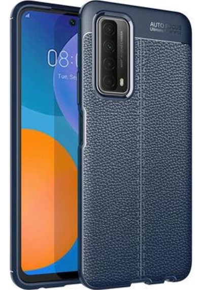 Huawei P Smart 2021 Kilif Zore Deri Görünümlü Kamera Korumali Sil 466431293