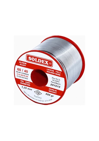 Lehim Teli Kurşunlu Sn 60 Pb 40 1,20mm 500gr 60/40