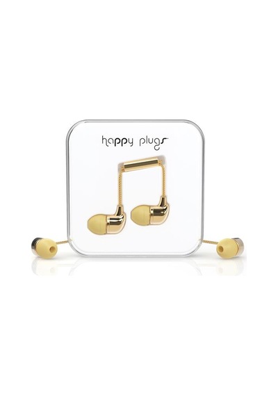 Happy Plugs Kulak içi Kulaklık Parlak Gold 7728