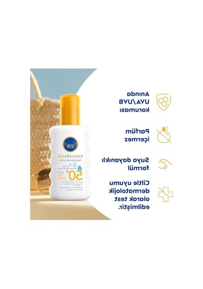 Hassas Ciltler İçin Yüksek Spf50 Güneş Koruyucu Vücut Spreyi 200 Ml