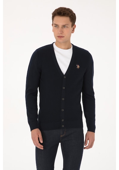 U.s. Polo Assn. Erkek Lacivert Hırka Triko 50307952-vr033 Lacıvert