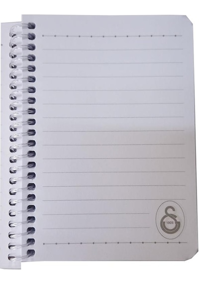 Not Defteri Bloknot Spralli 10x15 Cm Çizgili 80 Yaprak 1 Adet Lisanslı Orjinal Aslan Not Defteri Kırmızı - Sarı