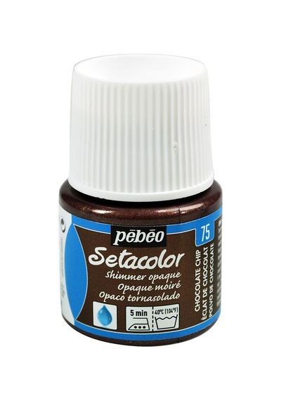 Pebeo Setacolor Opak Kumaş Boyası Metalik 75 Shimmer Chocolate
