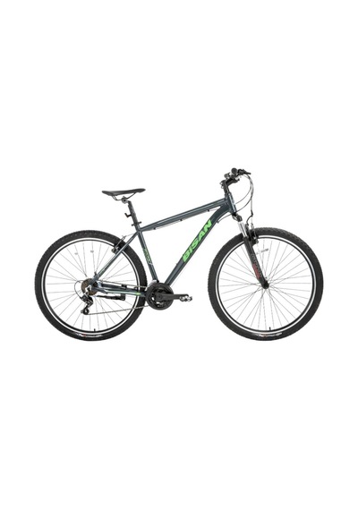 Bisan Atlas V - 26 Jant Dağ Bisikleti 17'' 43 Cm M Kadro - Parlak Gri / Yeşil Çok Renkli