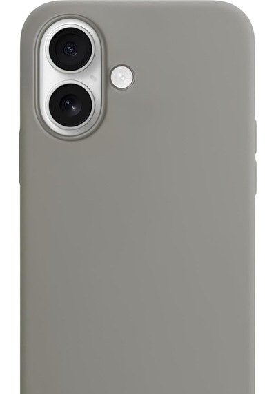 Apple Uyumlu iPhone 17 Soft Touch Lansman Silikon Kılıf Gri