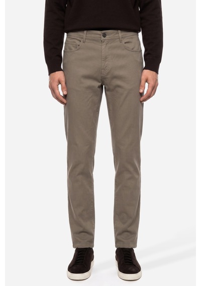 Mudo Erkek Erkek Vizon Rengi Slim Straight Fit Pantolon 1271201 VİZON