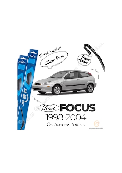 Ford Focus Muz Silecek Takımı (1998-2004) RBW