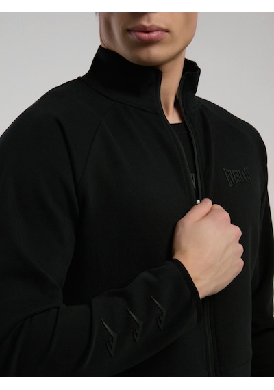 Everlast Ever Relaxed Regular Siyah Yüksek Yaka Erkek Full Zip Sweatshirt Siyah