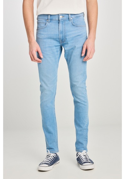 Lee Luke Slim Fit Dar Kesim Açık Mavi Pamuklu Esnek Jean Denim Pantolon