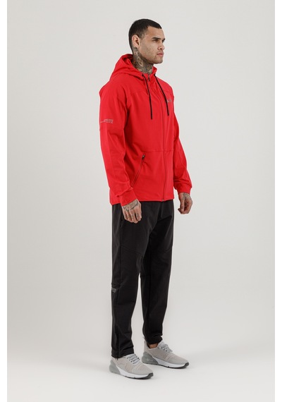 Airlife Sportswear Tam Boy Fermuarlı Erkek Kapüşonlu Eşofman Takımı Kırmızı Red