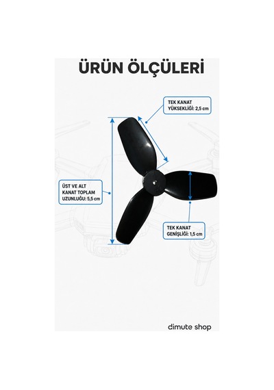 Drone Yedek Pervanesi T21p Ve M2 Aerial Drone Uyumlu 4 Adet - 912398289