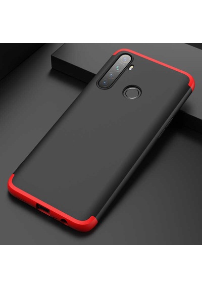 Realme 5 Kılıf Zore Ays Kapak Gold