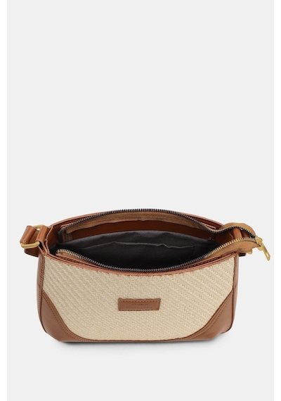 Housebags Doğal Hasır Taba Ayarlanabilir Omuz Askılı Vintage Bag 257 Hasır Taba