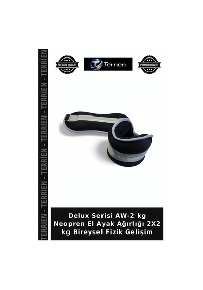 Delux Serisi Aw-2 Kg Neopren El Ayak Ağırlığı 2x2 Kg Bireysel Fizik Gelişim Belirtilmemiş