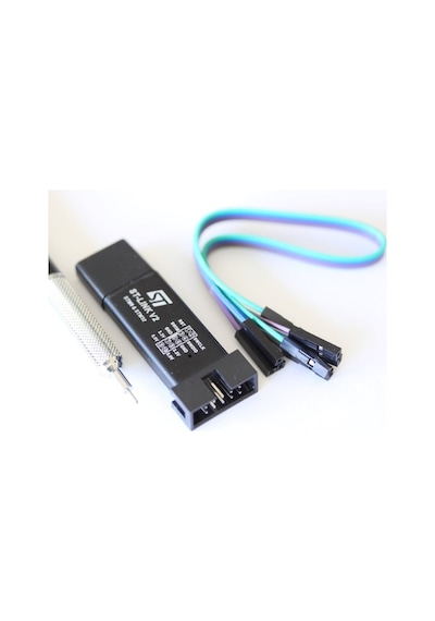 St-lınk V2 Mini -- Stlınk V2 Klon -- Metal Kutu -- Stm32 Arm Jtag Programlayıcı - St Link V2