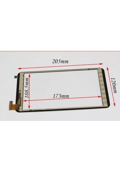 Polypad İ8 Pro 4 İçin Dokunmatik - Fpc-fc80j111-00 - Siyah