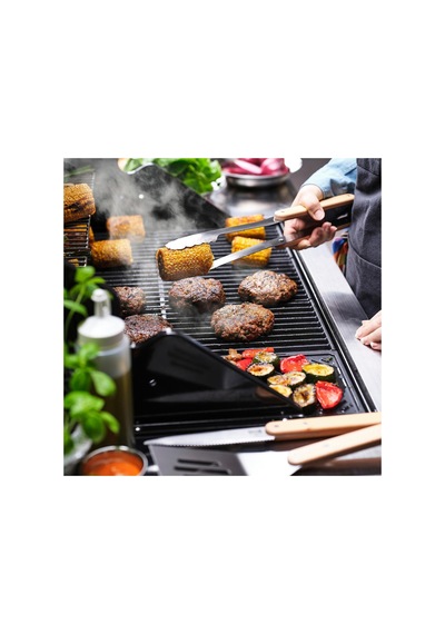 Ikea Grilltider Serisi, Barbekü Gereçleri Seti, Paslanmaz Çelik-kayın