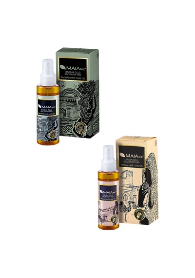 Maia MC Baobab Özlü Saç Bakım Yağı 120 ML + Argan Özlü Saç Bakım Yağı 120 ML