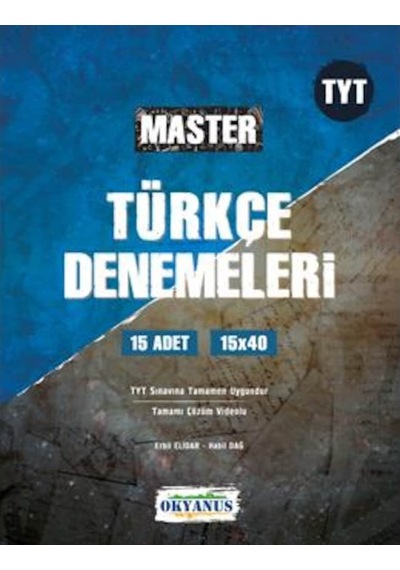 TYT Master 15 Türkçe Denemeleri  -  Sonay Aydın  -  Okyanus Eğitim