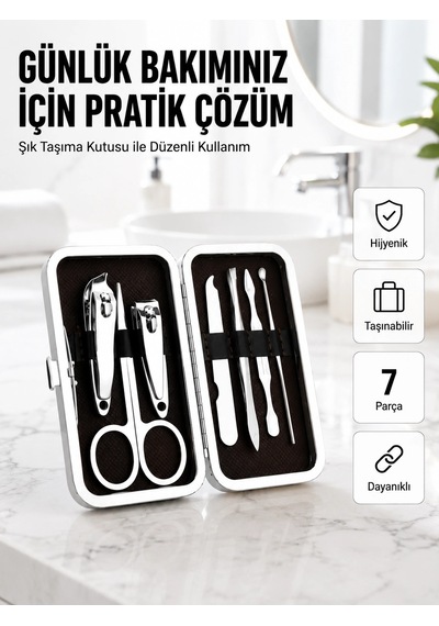 Taşınabilir Çantalı Çok Fonksiyonlu Bakım Seti 42104949