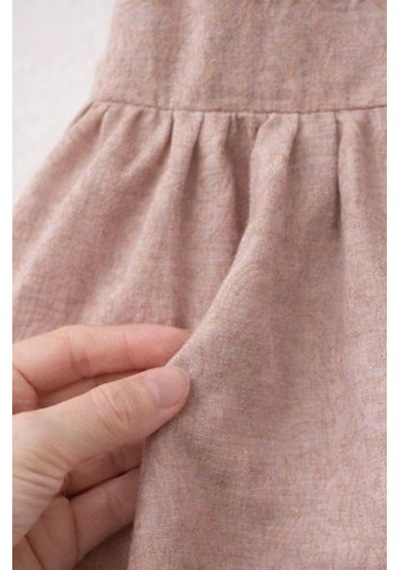Baby Corner Bebe Yaka Kız Bebek Elbise Pembe